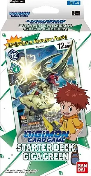 DIGIMON CARD GAME - STARTER DECK GIGA GREEN ST-4 - EN